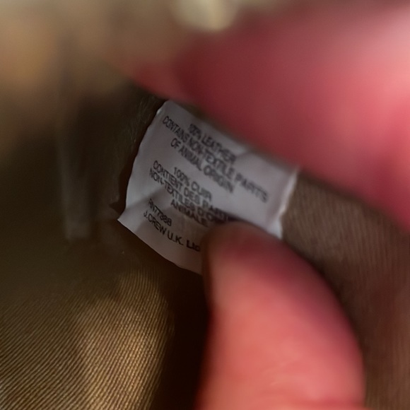 J Crew Metallic Gold Leather Clutch- EUC - Picture 6 of 12